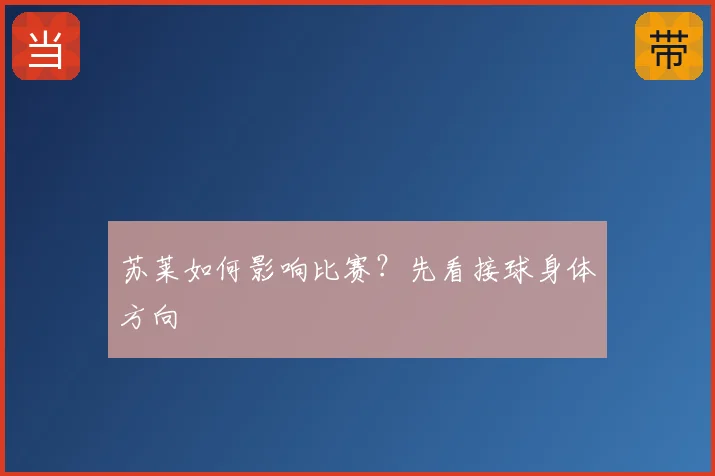 苏莱如何影响比赛?先看接球身体方向